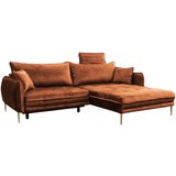 MID.YOU KOTNA SEDEŽNA GARNITURA, velur opečnato rjava | Shoptok.si