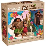 Lisciani Giochi Vaiana 2 v 1 60-delni Eco puzzle in pobarvanka 70x50 cm - Lisciani Cene