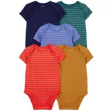 Carter's Dječji bodi mornarsko plava / golublje plava / narančasto žuta / smaragdno zelena / svijetlocrvena