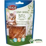 Trixie Priboljšek za mačke Premio Catnip Chicken bites 50 g Cene