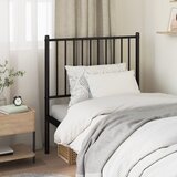 vidaXL Metalno uzglavlje crno 80 cm Cijene