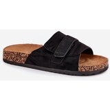 Boto Ladies Sandals With Velcro On Cork Platform Black Baylin | ePonuda.com