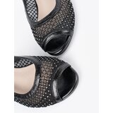 GOODIN Black sandals with mesh detail | shoptok.hr