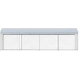 Vanjski kavez za pse s krovom 760 x 190 x 225 m | shoptok.hr