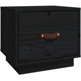 Maison Chic Nočna omarica - Nočna miza črna 40x34x35 cm trdna borovina, (21689206) Cene
