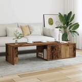  Kava miza Stari les 150x50x35 cm Inženirski les | Shoptok.si