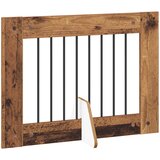  Vrata za pse s postoljem 2 pcs Staro drvo 80 x 60 cm | shoptok.hr