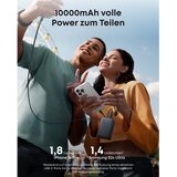 Anker Nano Powerbank 45W 10.000mAh crna, 1x USB-C izlaz, 1x USB-A izlaz s USB-C ugrađenim povlačnim kabelom | shoptok.hr