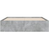  Okvir kreveta s ladicama siva boja betona 135x190 cm drveni | shoptok.hr