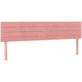 Maison Chic Posteljno vzglavje - Vzglavna omarica 2 kosa roza 100x5x78/88 cm žamet, (22077344) Cene