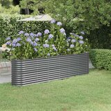  Povišena vrtna gredica od pocinčanog čelika 260 x 40 x 68 cm antracit | Eponuda.com