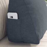  Jastuk za leđa Tamno siva 45 x 20 x 35 cm Kordura tekstil | shoptok.hr