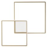  Ondaluce - LED prigušiva stropna svetiljka DOWEL LED/46W/230V 55x55 cm zlatna | Eponuda.com