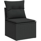 vidaXL 7-dijelni set vrtnih sofa od poliratana s jastucima crni | shoptok.hr