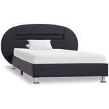  Kreveta od umjetne kože s LED svjetlima crni 90 x 200 cm | shoptok.hr