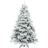 vidaXL Umestno božično drevo med 300 LED Zelena 240 cm PE in PVC | Shoptok.si