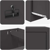 Kabinet za datoteke s ladicama Crna 45,5 x 42 x 74,5 cm | shoptok.hr