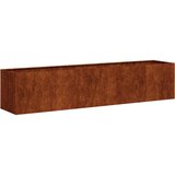  Sadilica boja hrđe 200x40x40 cm od pohabanog čelika | shoptok.hr