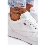 Boto Leather Lace Up Platform Sports Shoes White Merida | shoptok.hr