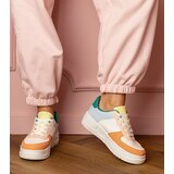 Gemre Orange sports sneakers on Luneta platform | Shoptok.si