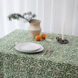 Linen Tales Laneni stolnjak 140x300 cm Evergreen Damask – | shoptok.hr