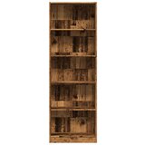 vidaXL Regal za knjige boja starog drva 60x24x176 cm drveni | shoptok.hr