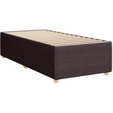  Krevet s oprugama i madracem tamnosmeđi 90 x 190 cm od tkanine | shoptok.hr