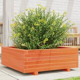 Maison Chic Vrtno cvetlično korito - Cvetlični Lonec vošč. rjavo 70x70x26,5 cm trdna borovina, (21789799) | Shoptok.si