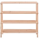  Stalak za cipele s 4 razine od masivne jelovine | shoptok.hr
