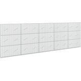  Gabion s žicom debljine 5 mm i mrežom 5x10 cm 500x10x150 cm | shoptok.hr