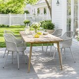  Set od 4 vrtne stolice plastične vrtne stolice otporne na UV zračenje s naslonima za ruke i naslonom 56 x 51 x 84 cm sive | shoptok.hr