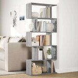 vidaXL Pregrada / regal za knjige 5 razina sonoma 70x24x161 cm drveni | shoptok.hr