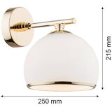  Argon 4255 - Zidna svetiljka MARBELLA 1xE27/15W/230V mesing | Eponuda.com