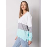 RUE PARIS Sweatshirt-RV-BL-5972.07-white-gray | Shoptok.si