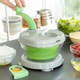  4-v-1 ročni spiner, sekljalnik in mešalnik z dodatki in recepti Chopix InnovaGoods Cene