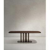 Kave Home Blagovaonski stol u dekoru oraha 110x220 cm Melvar – | shoptok.hr