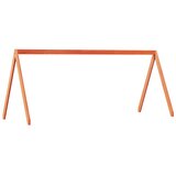 Krevet na kat s krovom voštano smeđi 80x200 cm masivna borovina | shoptok.hr