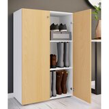 MID.YOU Omara Za Čevlje Lona Xl, Bela, Barva Bukve | Shoptok.si
