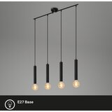 BRILONER Luster na sajli LONGA 4xE27/60W/230V crna | Eponuda.com