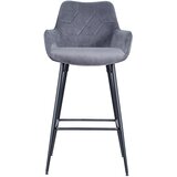 MID.YOU BARSKI STOL, siva, črna | Shoptok.si