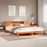 vidaXL Krevet s regalom za knjige bez madraca 180x200 cm od borovine Cijene