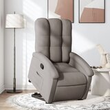 Maison Chic Naslanjač - Relax naslanjač s funkcijo vstajanja taupe blago, (22042199) | Shoptok.si