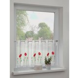 Sehlbach Bijela prozirna zavjesa 155x45 cm Poppies – | shoptok.hr