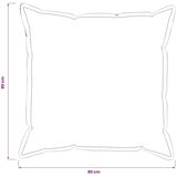  Presvlaka za jastuk 2 kom. HOUTEN Svjetloplava 80 x 80 cm - Dizajn s paspulom Svjetloplava 80 x 80 cm | shoptok.hr