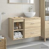  Set namještaja za kupaonicu 2 pcs Hrast sonoma | shoptok.hr
