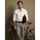 Sinsay Slim-fit chino hlače u kockicu s udjelom viskoze | shoptok.hr