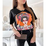 Gemre Black loose-fit t-shirt Ferrovia Cijene