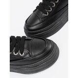 Shelvt Black platform sneakers | Shoptok.si