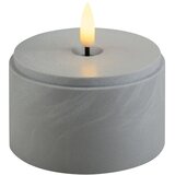 Brilliant SET 2x LED sveće ILLUSION LED/2xAA IP44 siva/dimljeno-crna | Eponuda.com