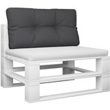  Jastuk za palete crni 70 x 40 x 12 cm od tkanine | shoptok.hr